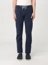 Eleventy Blu Drawstring Waist Pants In Blue