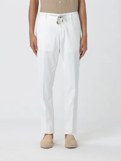 Eleventy Pants  Men Color Ivory In White