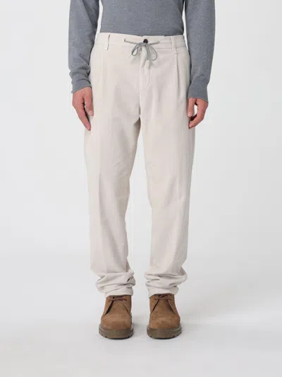 Eleventy Pants  Men Color Sand In White