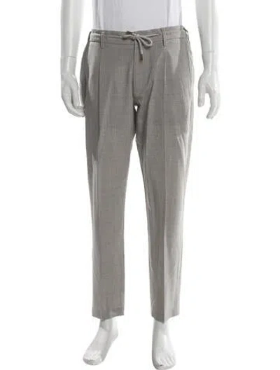 Pre-owned Eleventy Pants In Gray