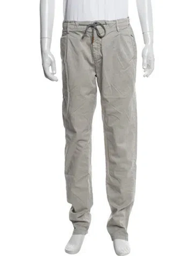 Pre-owned Eleventy Pants In Gray