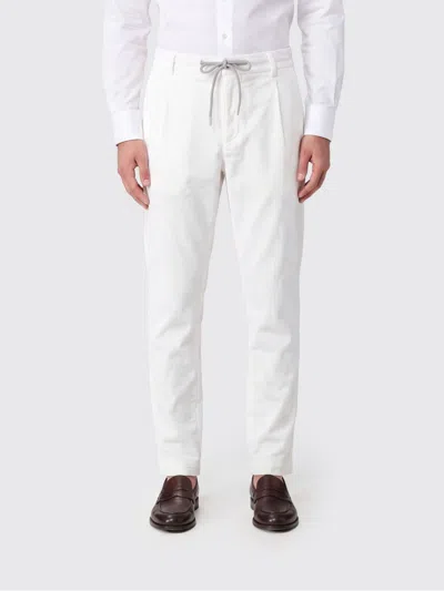Eleventy Pants Men Color Brown In Multi