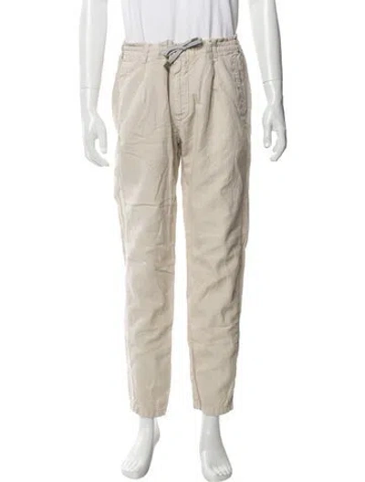 Pre-owned Eleventy Pants In Neutral
