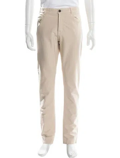 Pre-owned Eleventy Pants In Neutral
