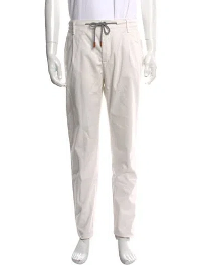 Pre-owned Eleventy Pants In Neutral