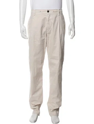 Pre-owned Eleventy Pants In Neutrals