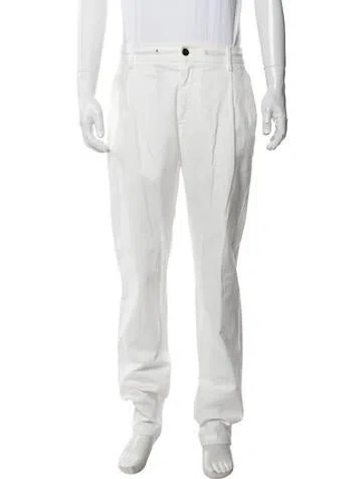 Pre-owned Eleventy Pants In Neutrals