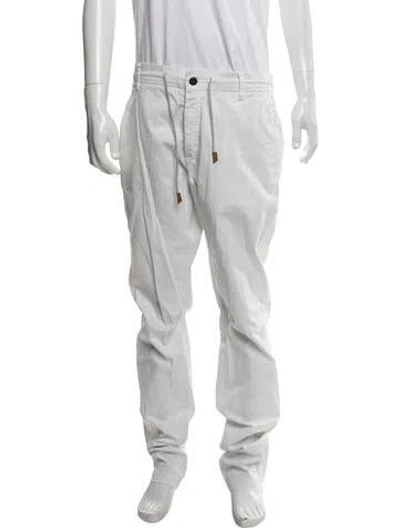 Pre-owned Eleventy Pants In Neutrals