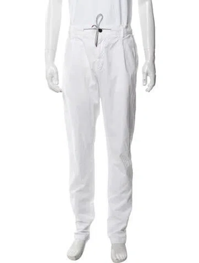 Pre-owned Eleventy Pants In Neutrals