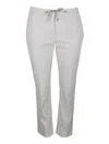 Eleventy Drawstring Trousers In White