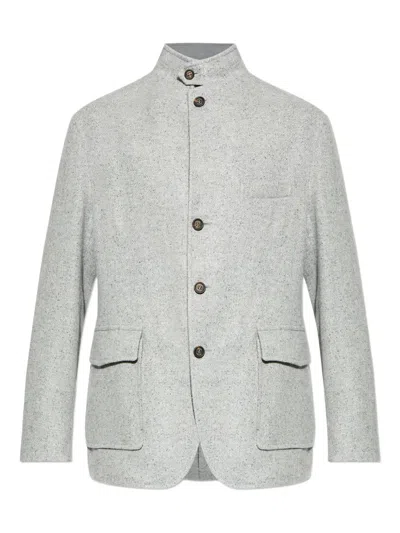 ELEVENTY PATCH-POCKET BLAZER