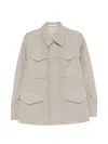 Eleventy Patch-pocket Jacket In Neutral