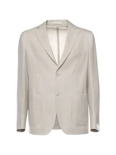 Eleventy Patch-pocket Blazer In Neutral