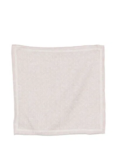 Eleventy Patterned Handkerchief In Pink