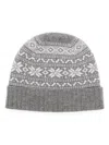 ELEVENTY PATTERNED-INTARSIA BEANIE