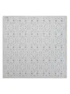 Eleventy Patterned Pocket Square In Grey