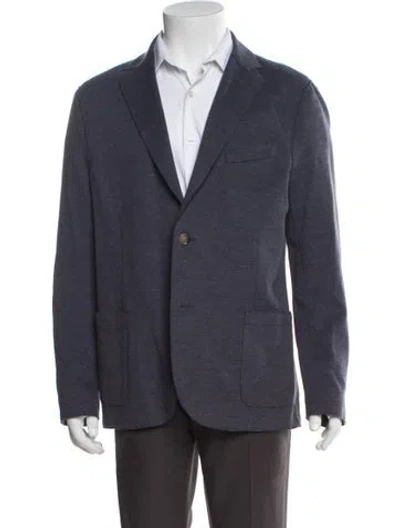 Pre-owned Eleventy Peacoat In Blue