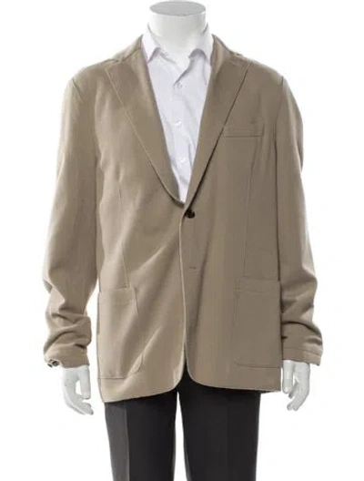 Pre-owned Eleventy Peacoat In Neutral