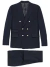 Eleventy Peak-lapels Suit In Blue