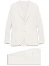Eleventy Pinstriped Suit In Neutrals
