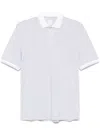 Eleventy Grey Polo Shirt With Classic Collar In And Front Button Closure In Cotton Man In Grey