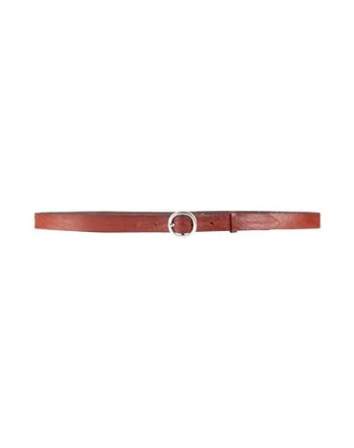 Eleventy Platinum Man Belt Brown Size 38 Leather