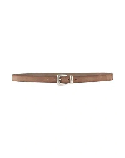Eleventy Platinum Man Belt Camel Size 38 Leather In Brown