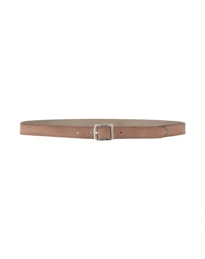 Eleventy Platinum Man Belt Camel Size 42 Leather In Beige
