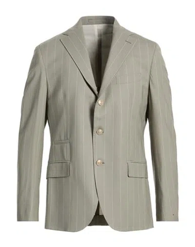 Eleventy Platinum Man Blazer Grey Size 40 Wool, Silk, Elastane In Gray