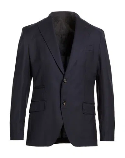 Eleventy Platinum Man Blazer Midnight Blue Size 38 Wool