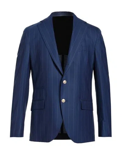 Eleventy Platinum Man Blazer Midnight Blue Size 40 Cashmere