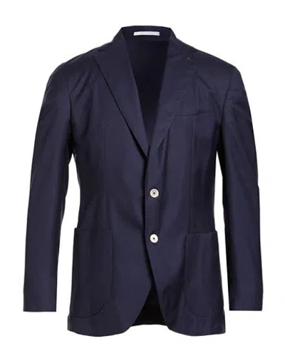 Eleventy Platinum Man Blazer Navy Size 40 Cashmere, Silk In Blue