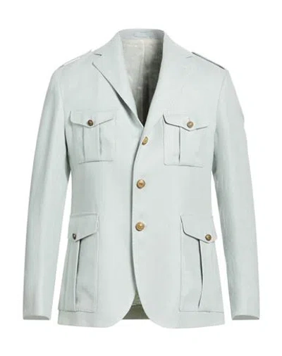 Eleventy Platinum Man Blazer Sky Blue Size 38 Linen