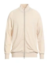 Eleventy Platinum Man Cardigan Beige Size Xl Wool In Neutral