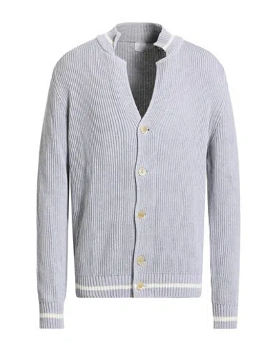 Eleventy Platinum Man Cardigan Grey Size 3xl Cotton In Gray