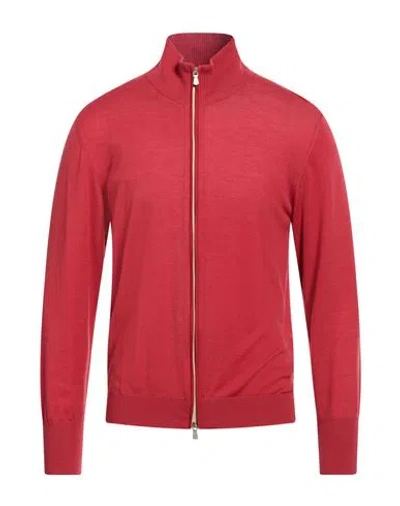 Eleventy Platinum Man Cardigan Red Size Xxl Wool