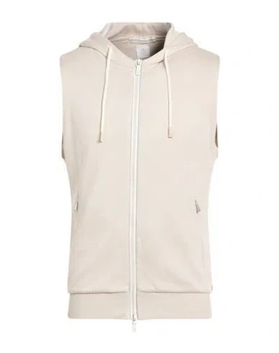 Eleventy Platinum Man Cardigan Sand Size M Cotton, Polyamide In Neutral