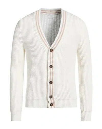 Eleventy Platinum Man Cardigan White Size M Cotton