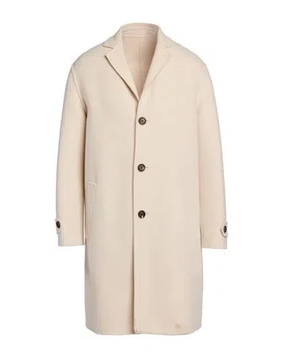 Eleventy Platinum Man Coat Beige Size 40 Wool, Cashmere In Neutral