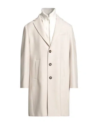Eleventy Platinum Man Coat Beige Size 44 Wool, Polyamide, Cashmere In Gold