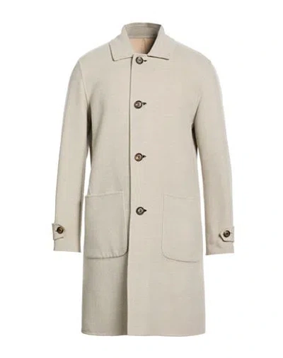 Eleventy Platinum Man Coat Beige Size 48 Wool In Neutral