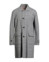 Eleventy Platinum Man Coat Brown Size 44 Wool, Silk, Cashmere In Gray
