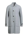 Eleventy Platinum Man Coat Light Grey Size 42 Wool In Gray