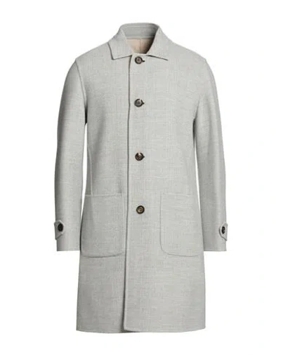 Eleventy Platinum Man Coat Light Grey Size 46 Wool In Gray