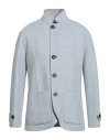 Eleventy Platinum Man Coat Sky Blue Size 46 Wool In Blue