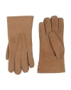 Eleventy Platinum Man Gloves Khaki Size M Sheepskin In Sand
