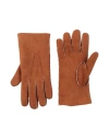 Eleventy Platinum Man Gloves Tan Size Xl Shearling In Brown