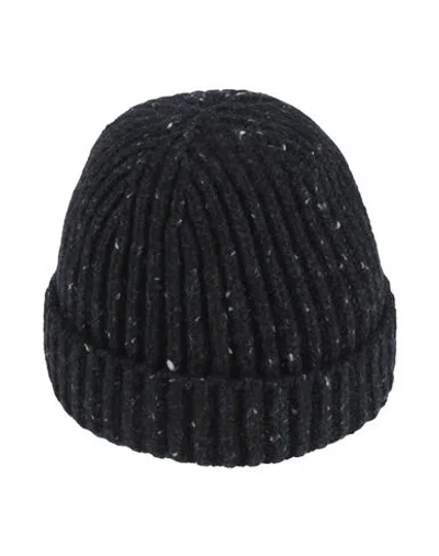 Eleventy Platinum Man Hat Black Size Onesize Wool, Cashmere, Elastane