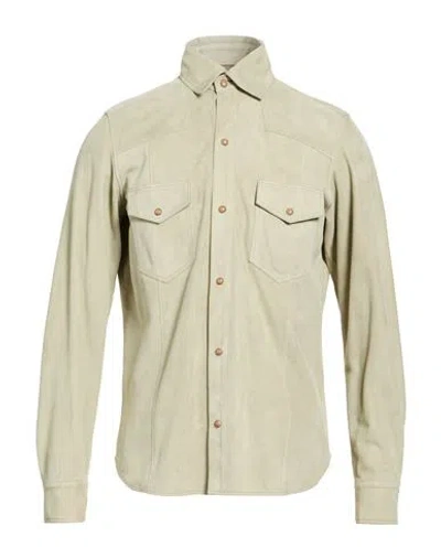 Eleventy Platinum Man Jacket Sage Green Size 40 Goat Skin