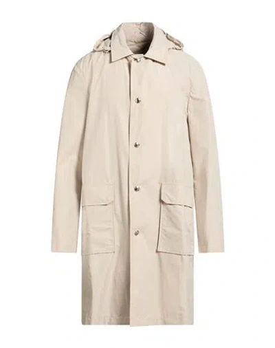 Eleventy Platinum Man Overcoat & Trench Coat Beige Size 44 Polyamide, Cotton In Neutral